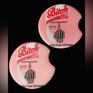 Pink Scented Car Coasters